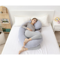 Cómoda almohada de embarazo de cuerpo completo